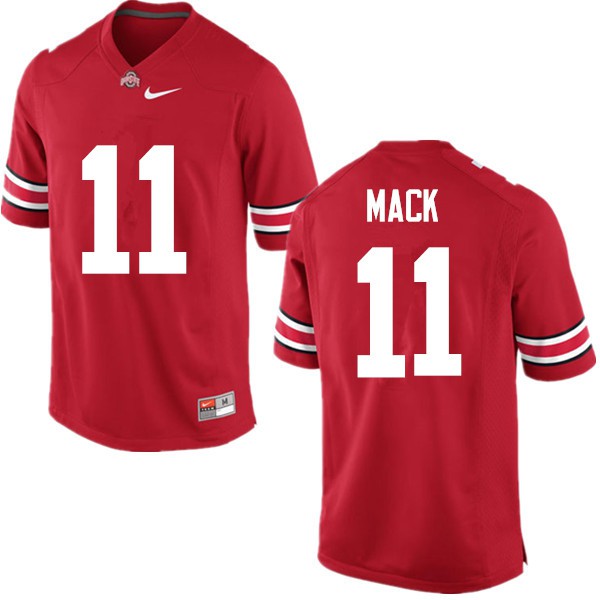 Ohio State Buckeyes #11 Austin Mack Men Player Jersey Red